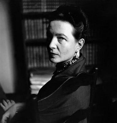 simone de beauvoir | by Elliott Erwitt, 1952 | frasmotic | Flickr
