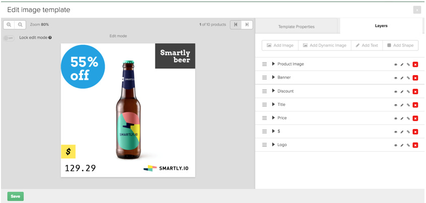 Smartly connected context from product feeds, digital asset platforms, and CRMs.
