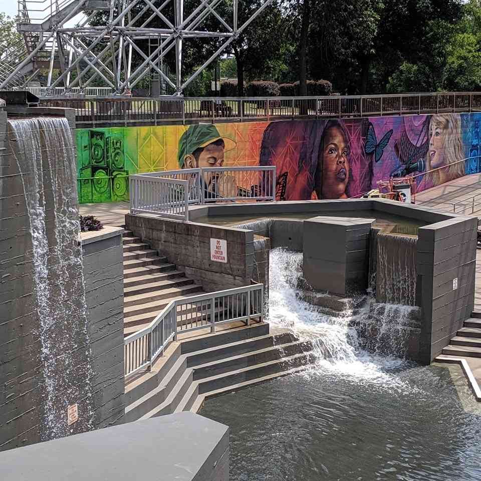 Martin Luther King Jr Park mural Martin Luther King Jr Park mural