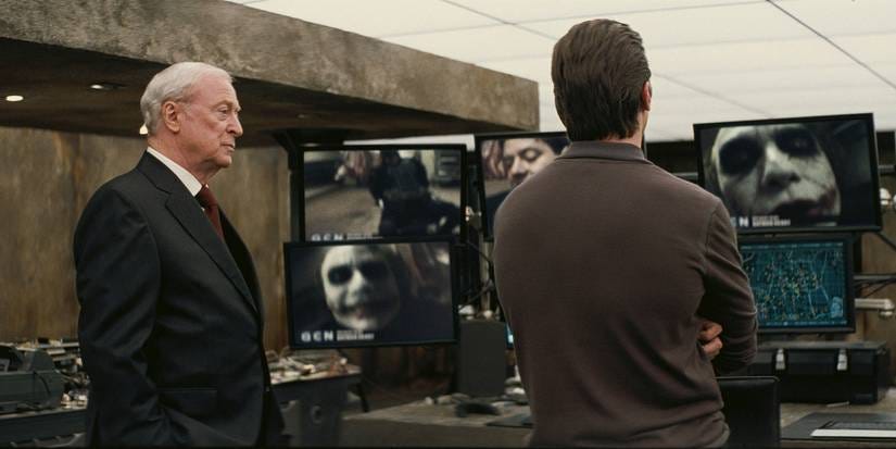 Alfred and Bruce, The Dark Knight Alfred and Bruce, The Dark Knight