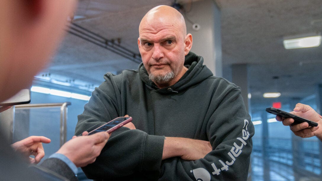 John Fetterman: Stop “Freaking Out” About Trump - Puck