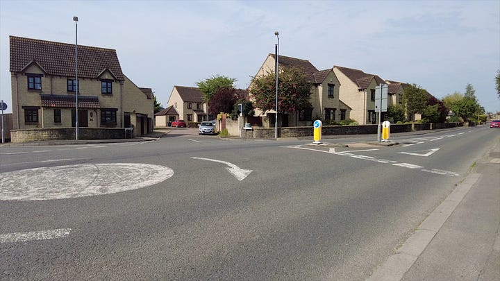The first photo shows the housing development that was built on part of the Dowty site. Photo 2 is a picture of the Dowty offices that lie beside the main road in Atworth.