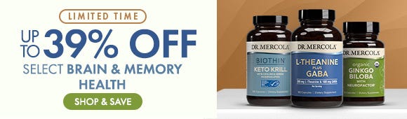 Get up to 39% Off on Select Brain and Memory Health