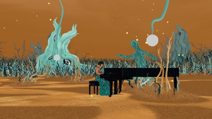 Things to do in London today: a VR view of Yuja Wang playing the piano surrounded by dreamy visuals Things to do in London today: a VR view of Yuja Wang playing the piano surrounded by dreamy visuals