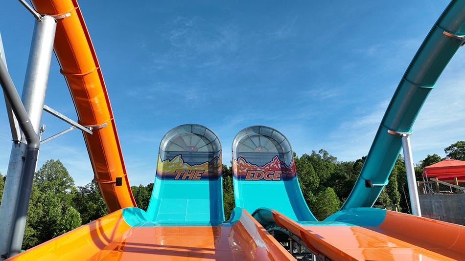 The Edge water coaster Boomerango element