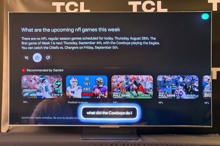 TCL QM9K Gemini AI TV