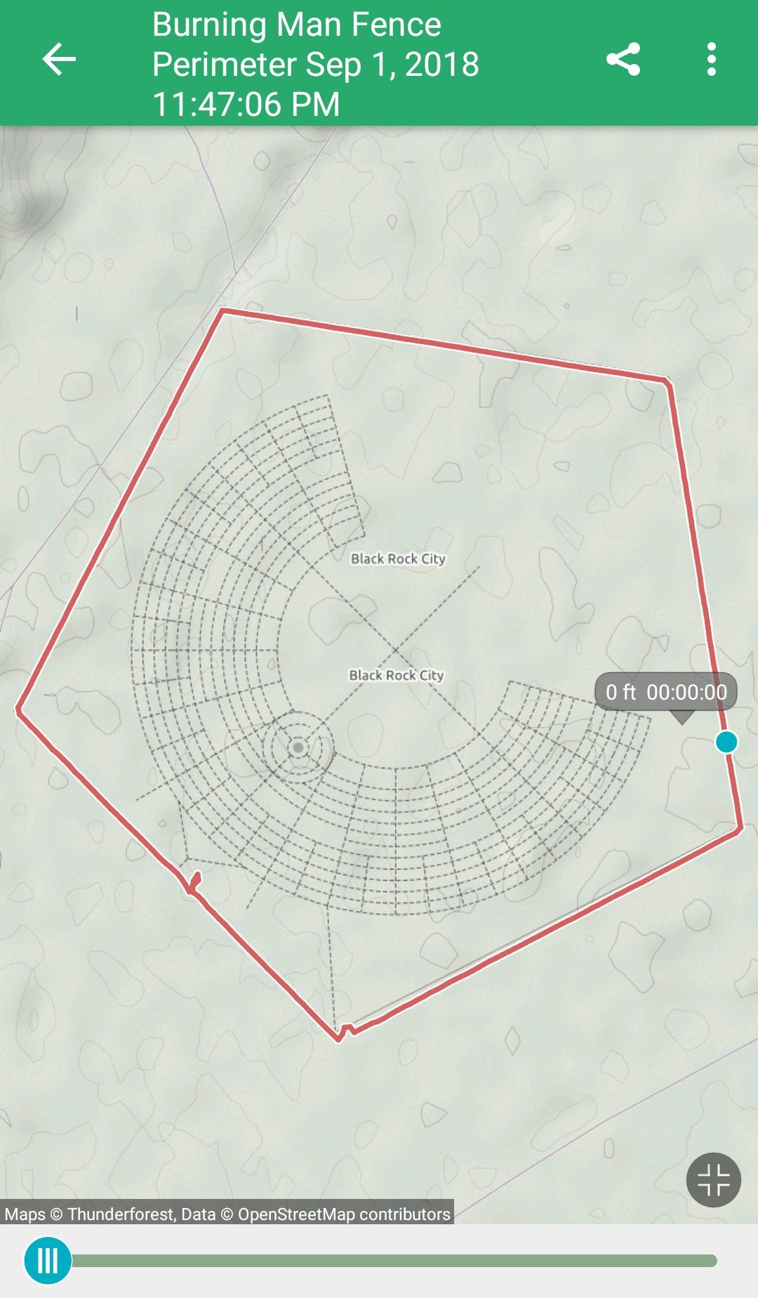I did it again this year. Biked the fence perimeter right after the man  burned. 9.4 miles in 1hr 45mins. : r/BurningMan