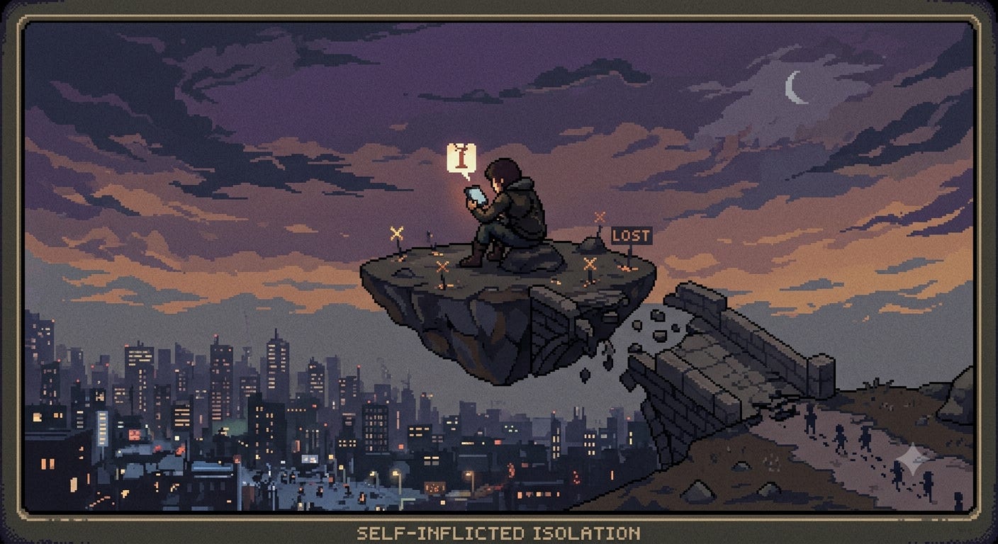 Self-Inflicted Isolation