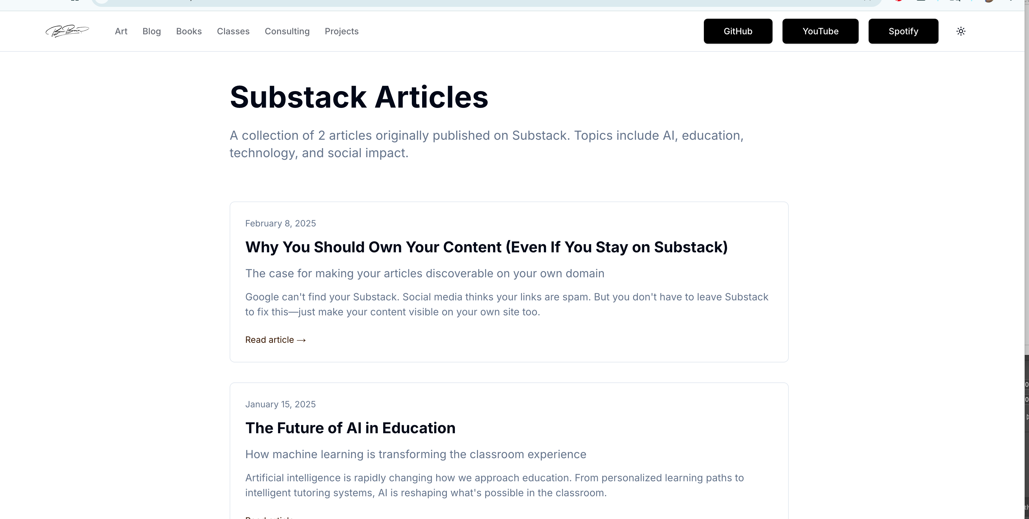 Substack to React Converter
