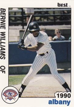 1990 Best Albany Yankees #1 Bernie Williams Front 1990 Best Albany Yankees #1 Bernie Williams Front