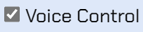 voice control setting image
