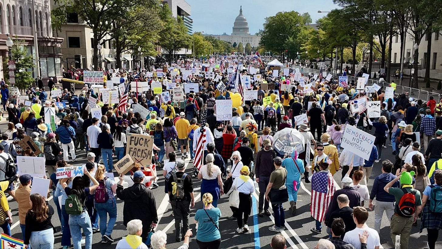 Washington DC NO kings October 18th