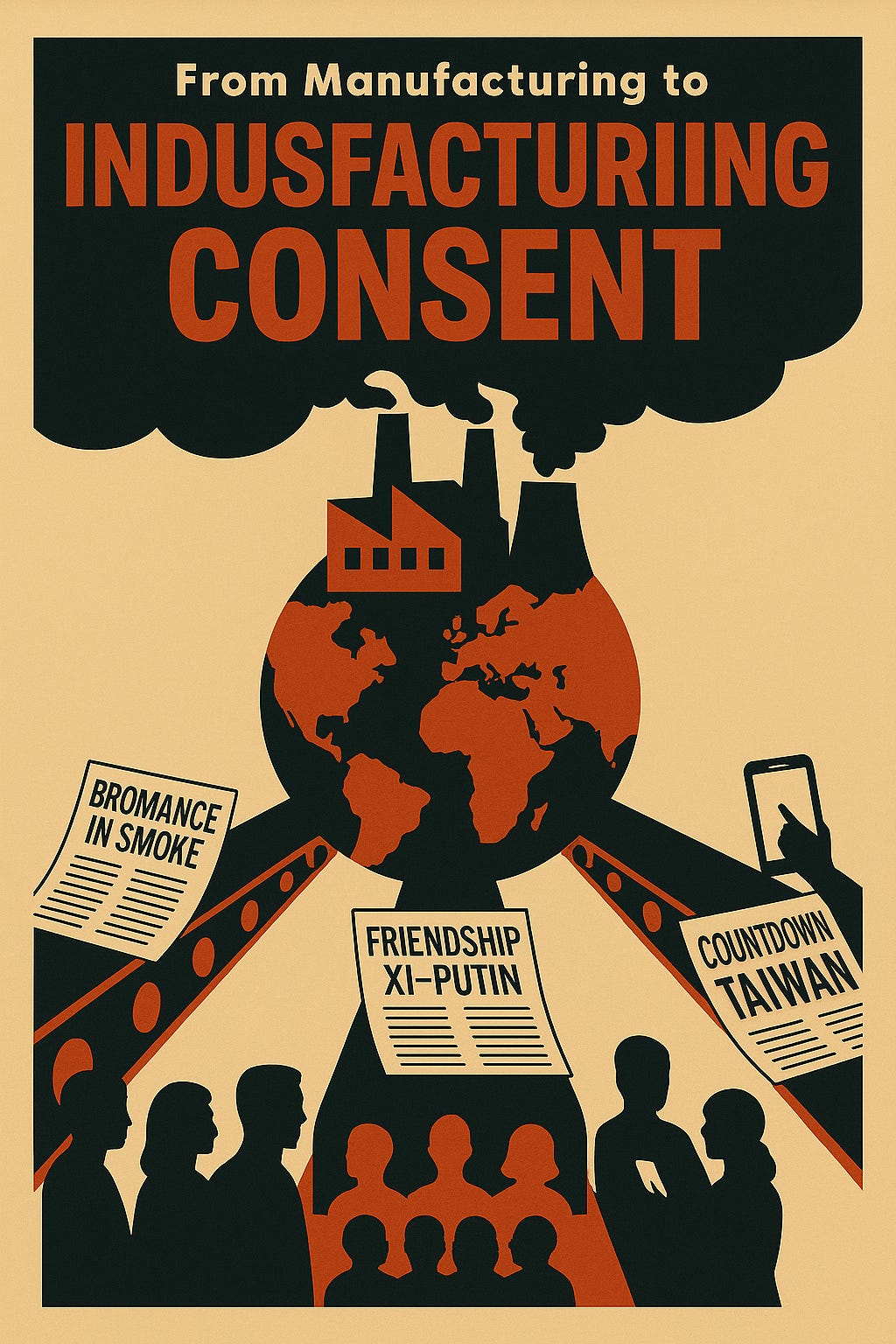 Illustration d’une Terre-usine qui convertit des événements bruts en unes calibrées pour l’Occident, l’Asie et l’Europe. Illustration d’une Terre-usine qui convertit des événements bruts en unes calibrées pour l’Occident, l’Asie et l’Europe.