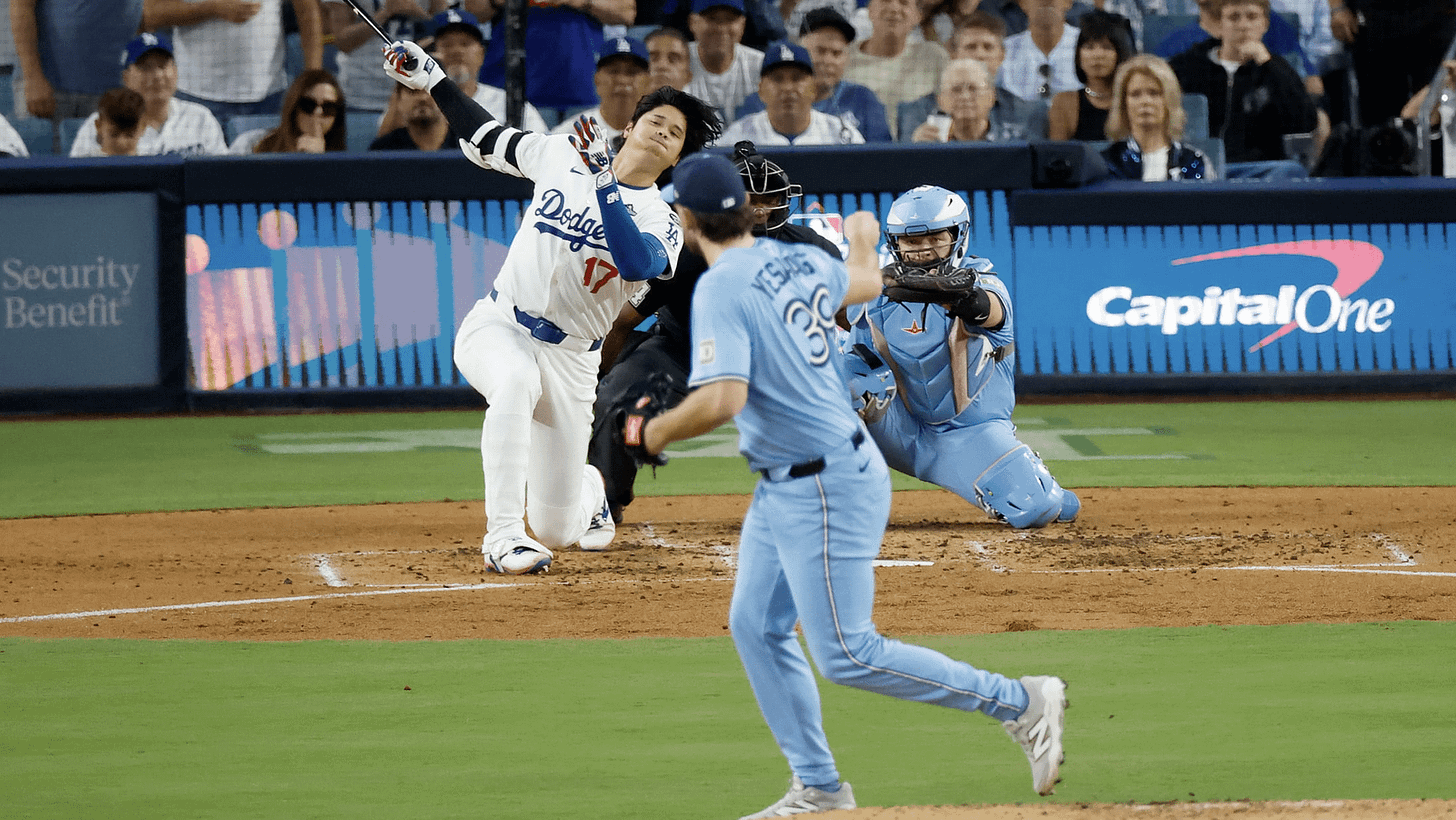Photo of Trey Yesavage striking out Shohei Ohtani : r/baseball