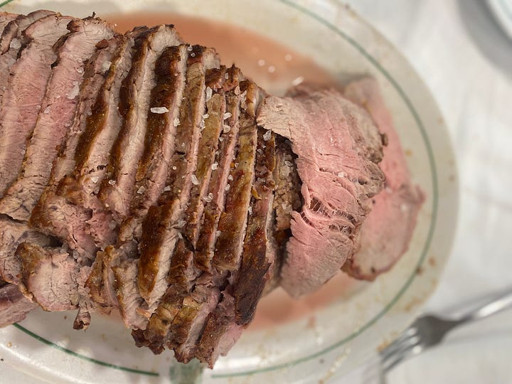 Croquetas, Roast beef, Lamb, and the Basque version of halo-halo
