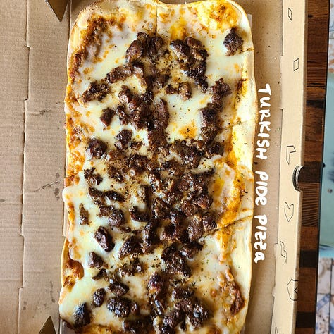 mezeh Turkish Pide pizza