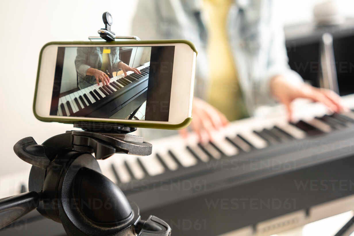 Record yourself playing the piano