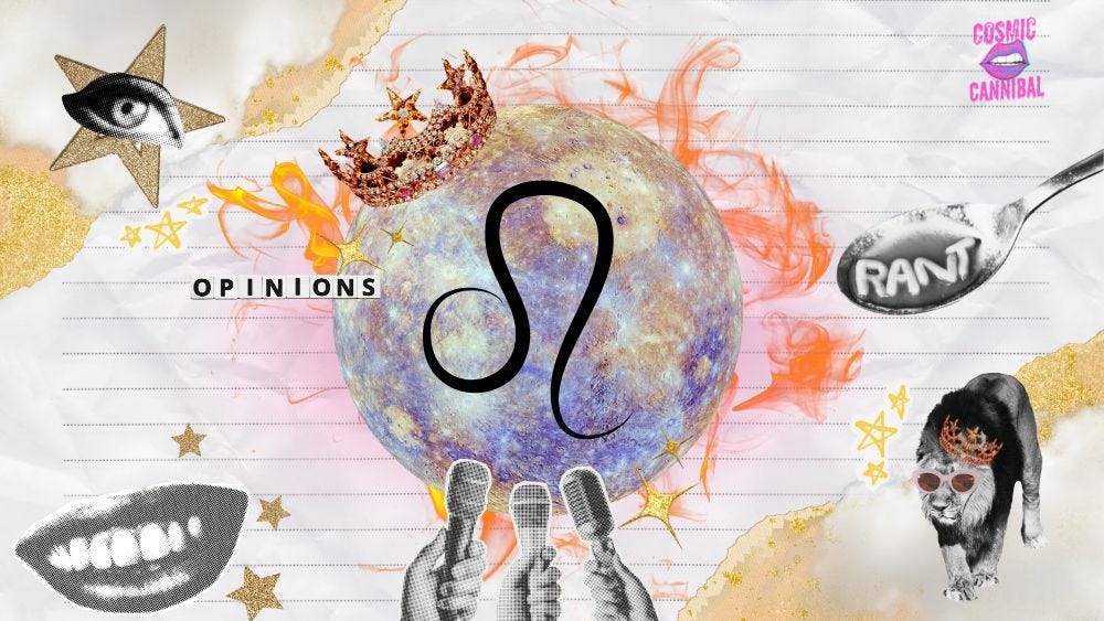 2025 Mercury in Leo - by Cosmic Camille