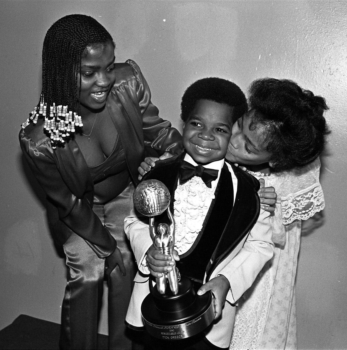 Gary Coleman winning a NAACP Image Award for the TV movie Kid From Left Field