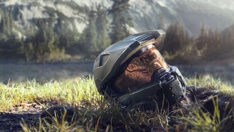 capacete de Master Chief, o personagem principal de halo infinite
