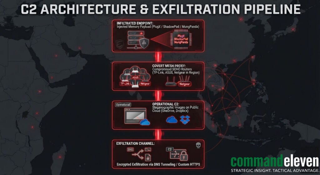 C2 Architecture & Exfiltration Pipeline