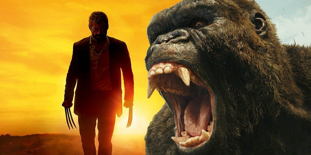 'Kong' tramples over Hugh Jackman's final 'Logan' to top box office2017 images 'Kong' tramples over Hugh Jackman's final 'Logan' to top box office2017 images
