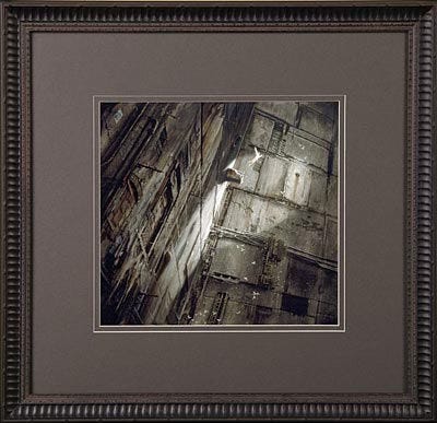 LEAP OF FAITH, Signed open edition print conservation framed in acid-free mats, archival plexiglass, and wood moulding.