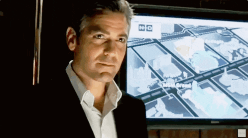 George Clooney Danny Ocean GIF