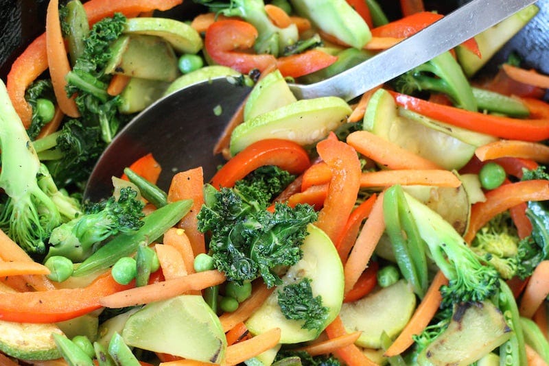 Stir Fry Vegetables zoom