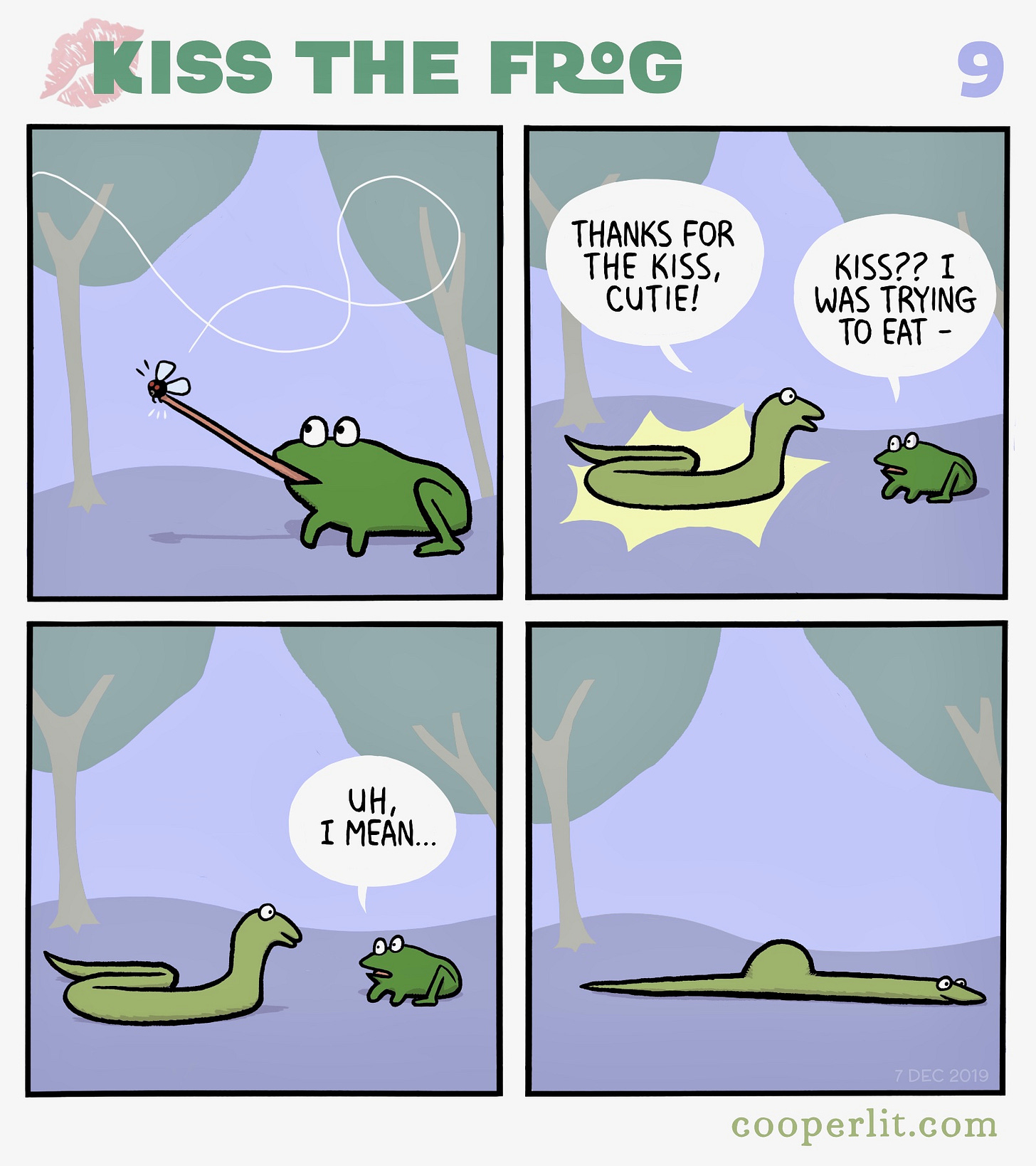 Kiss the Frog 7-9 | cooper lit comics