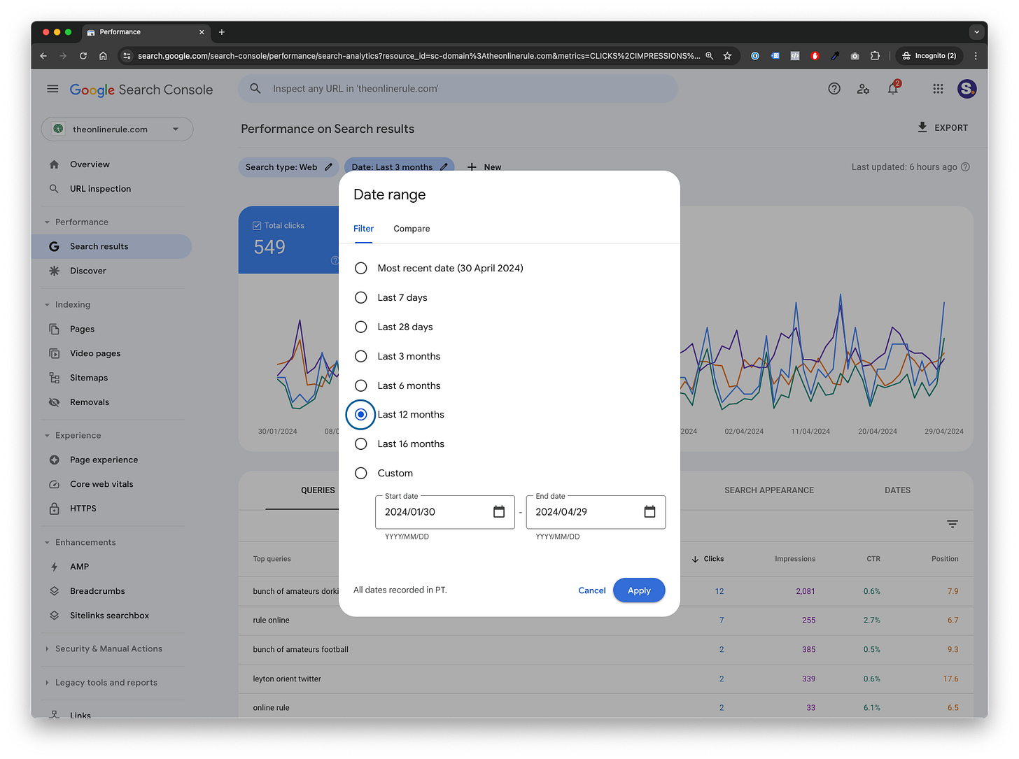 Tracking your club's performance in Google rankings Tracking your club's performance in Google rankings