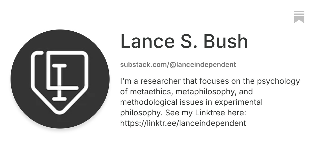 Lance S. Bush | Substack