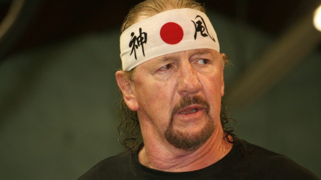 Terry Funk in 2012. (Photo credit: Mike Kalasnik under Creative Commons license.) Terry Funk in 2012. (Photo credit: Mike Kalasnik under Creative Commons license.)