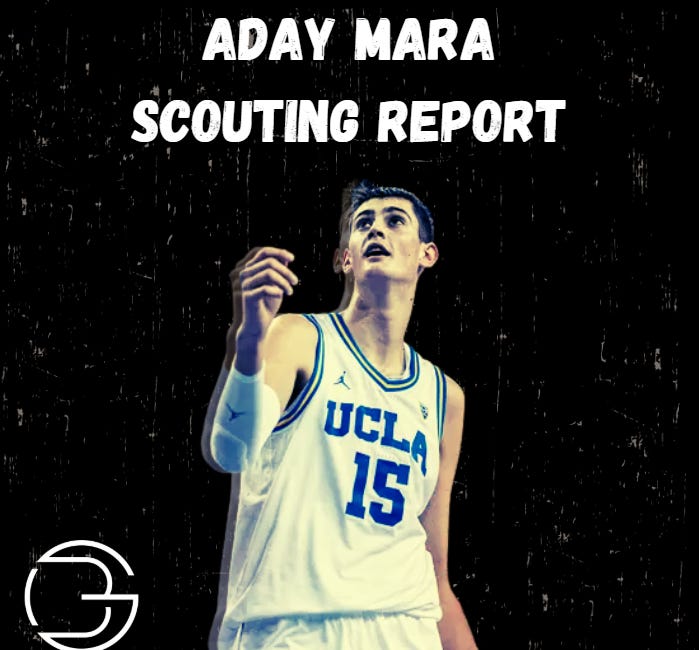 Aday Mara Scouting Report