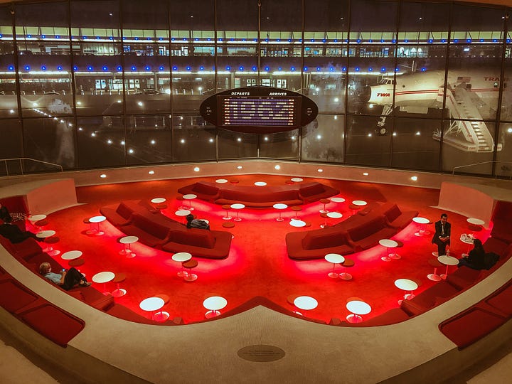 Seeing Eero Syrian TWA Terminal in person was something that I thought would never happen, let alone staying there while it was deserted during the pandemic was the wildest dream
