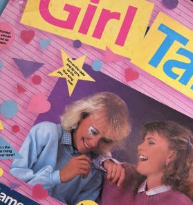 GirlTalk board game, Christmas tshirt, retro Mickey Mouse shoes