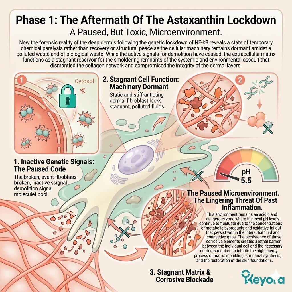 Systemic Regulator activity pauses the Neuro-Endocrine Storm, yet toxic metabolic debris hinders ATP Synthesis and the restoration of structural fluidity. Systemic Regulator activity pauses the Neuro-Endocrine Storm, yet toxic metabolic debris hinders ATP Synthesis and the restoration of structural fluidity.