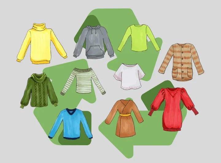 Recycled clothes could be more demanding in the fashion industry.