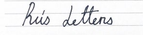 ru's letters 