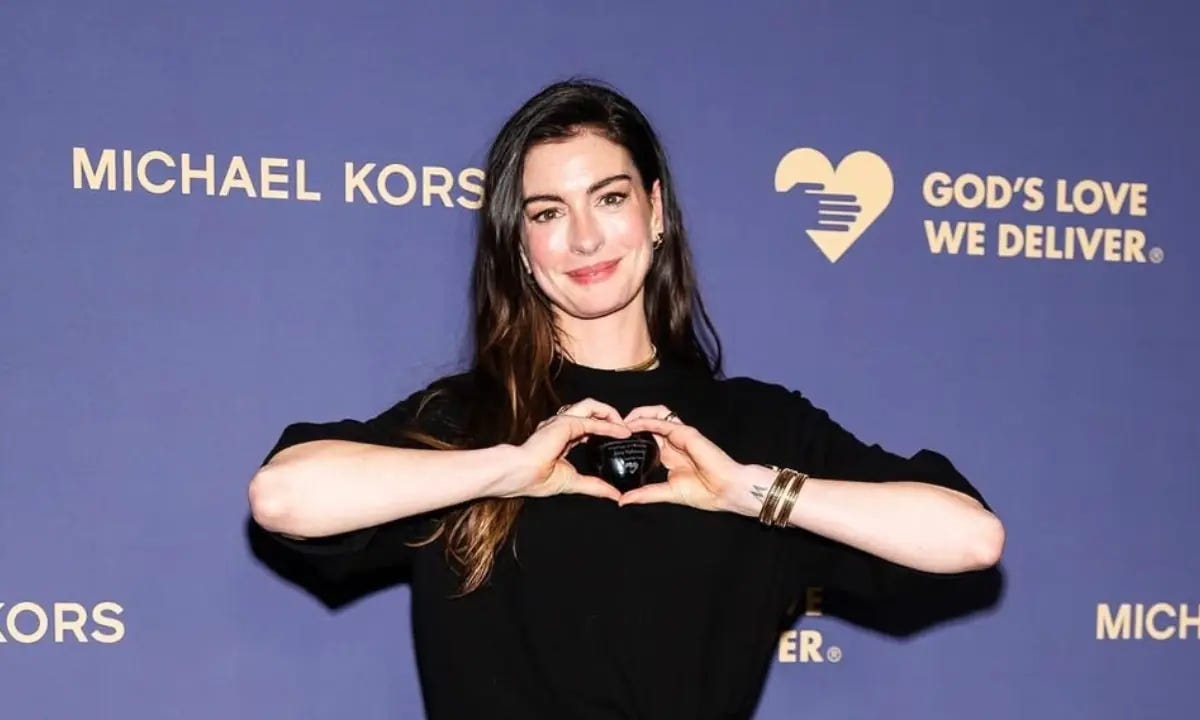 Did we just hear Anne Hathaway say Inshallah in an interview?