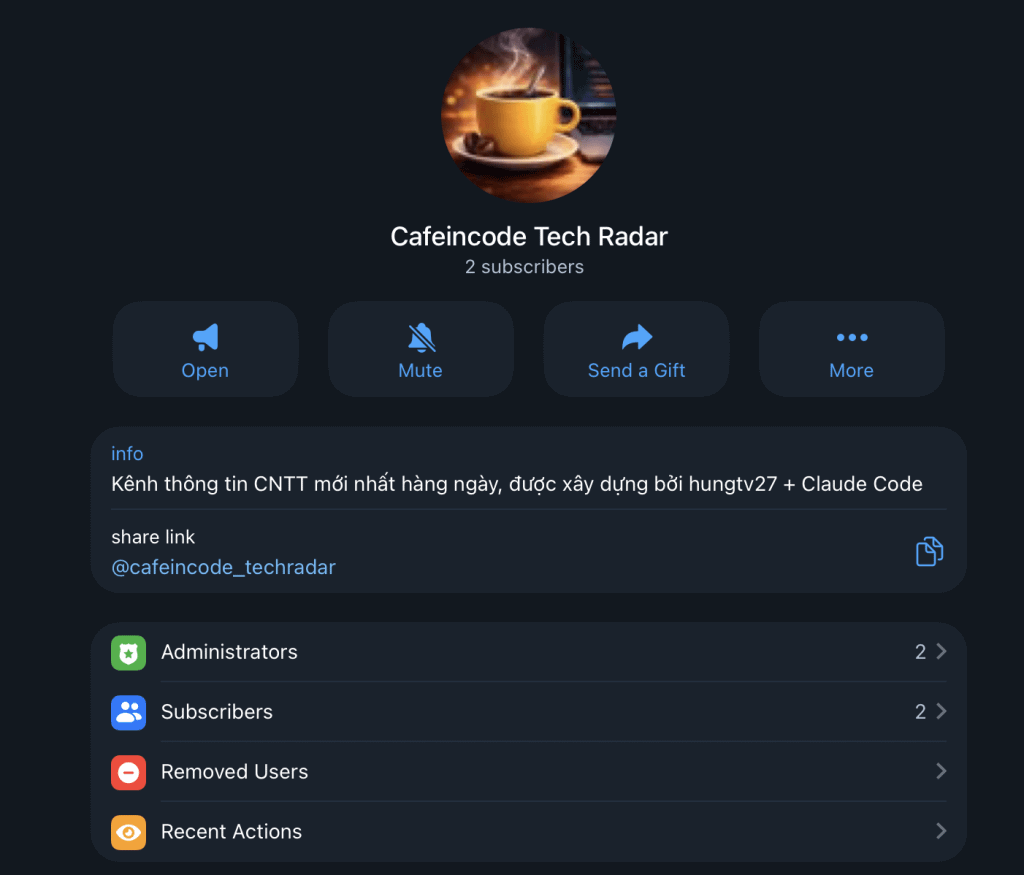 cafeincode-tech-radar channel public