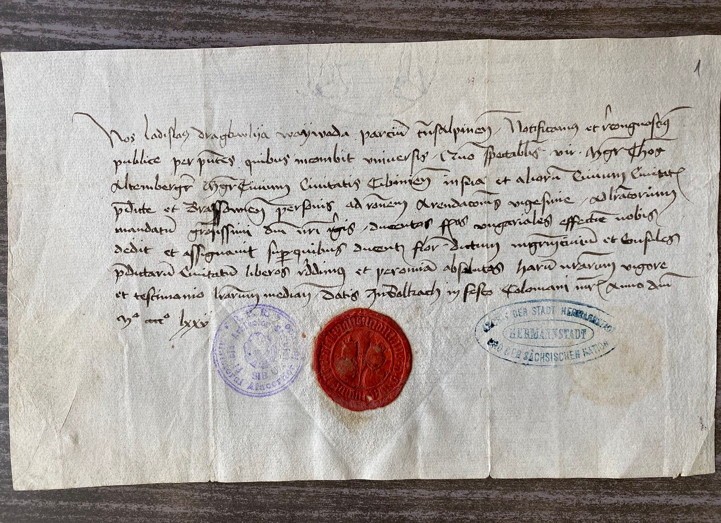 Carta de 1475 de Vlad III