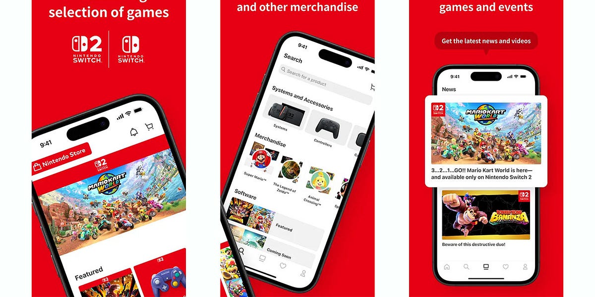 The Nintendo Store now has an app – and it features a nice surprise for stat trackers