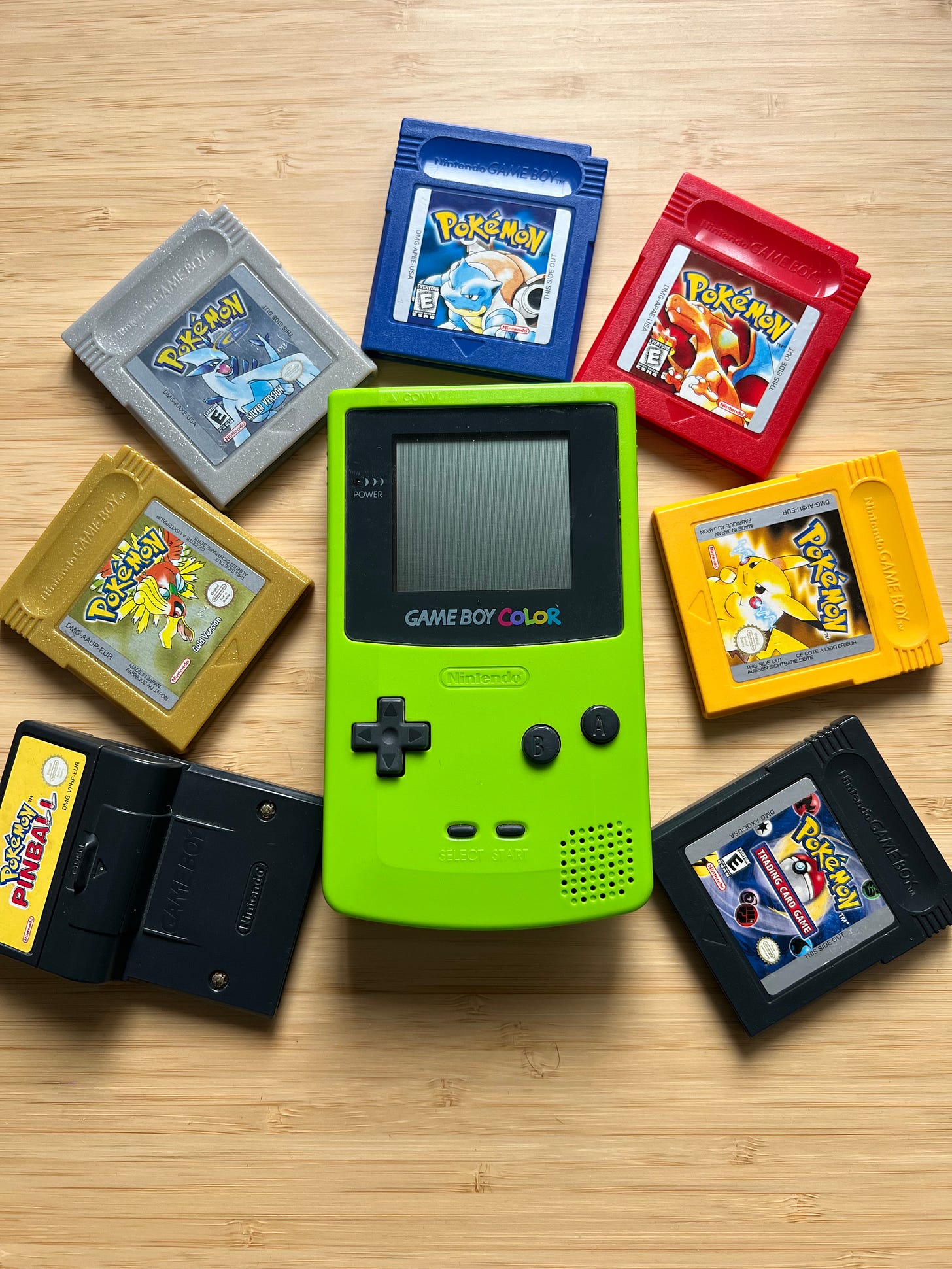 Original Pokémon Game Boy and Game Boy Color games