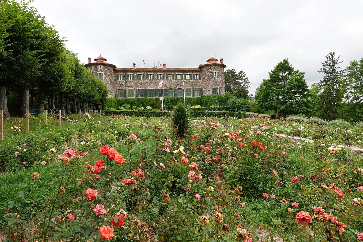 Chateau Chavaniac, the birthplace of the Marquis de Lafayette, in Auvergne, France 