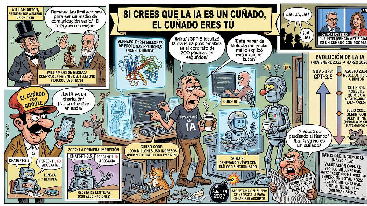 Si crees que la IA es un cuñado, el cuñado eres tú