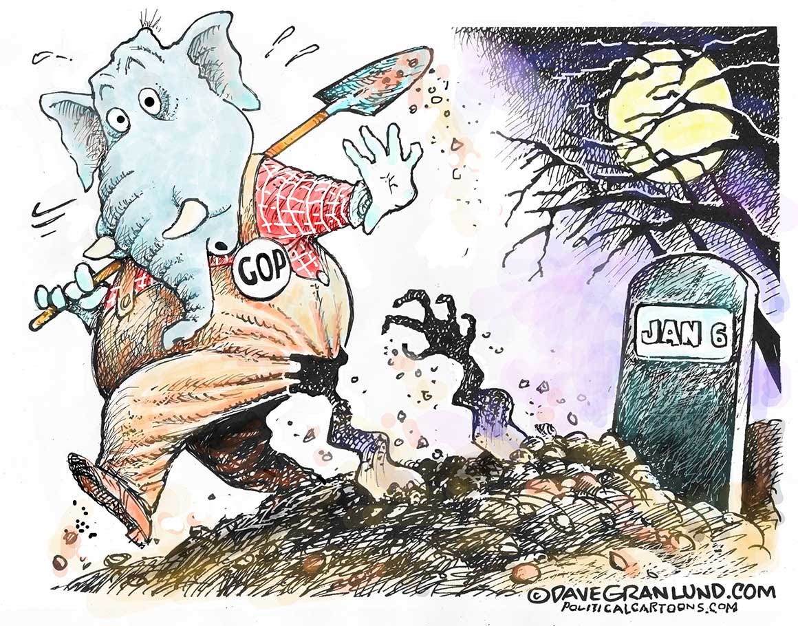 Political cartoon