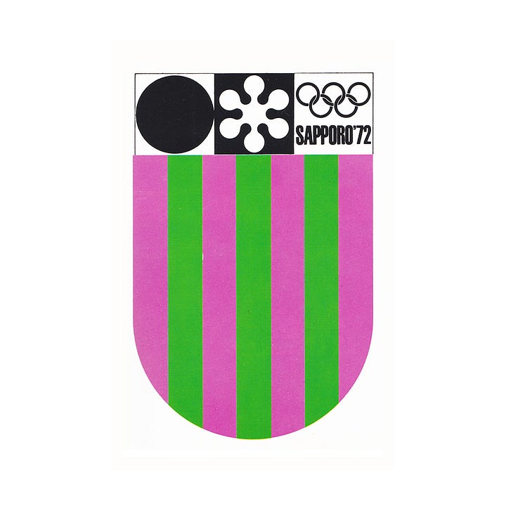 The story of the Sapporo '72 logo – Logo Histories