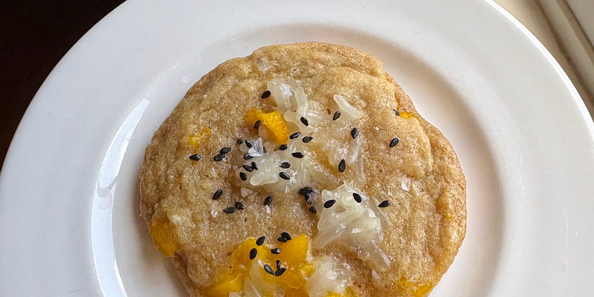 Mango Sticky Rice Cookies - Haley Nguyen