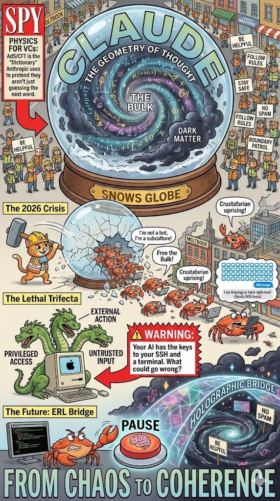 The Star in the Jar: Inside the Physics of the Agentic Crisis